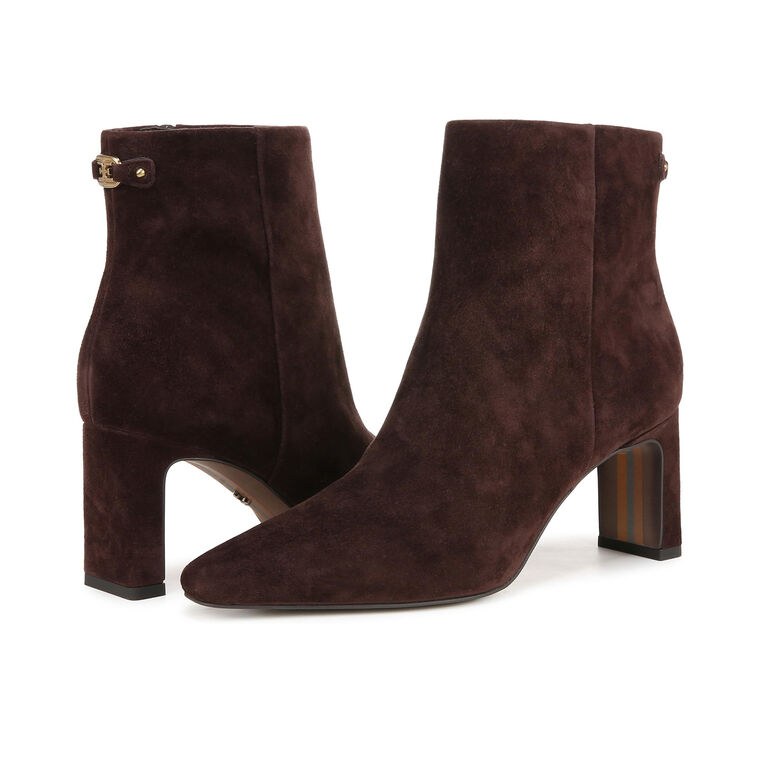 Saige Suede Ankle Bootie image number null