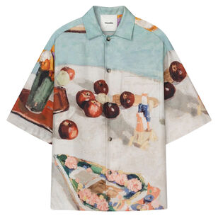 Caspian Short Sleeve Silk Blouse