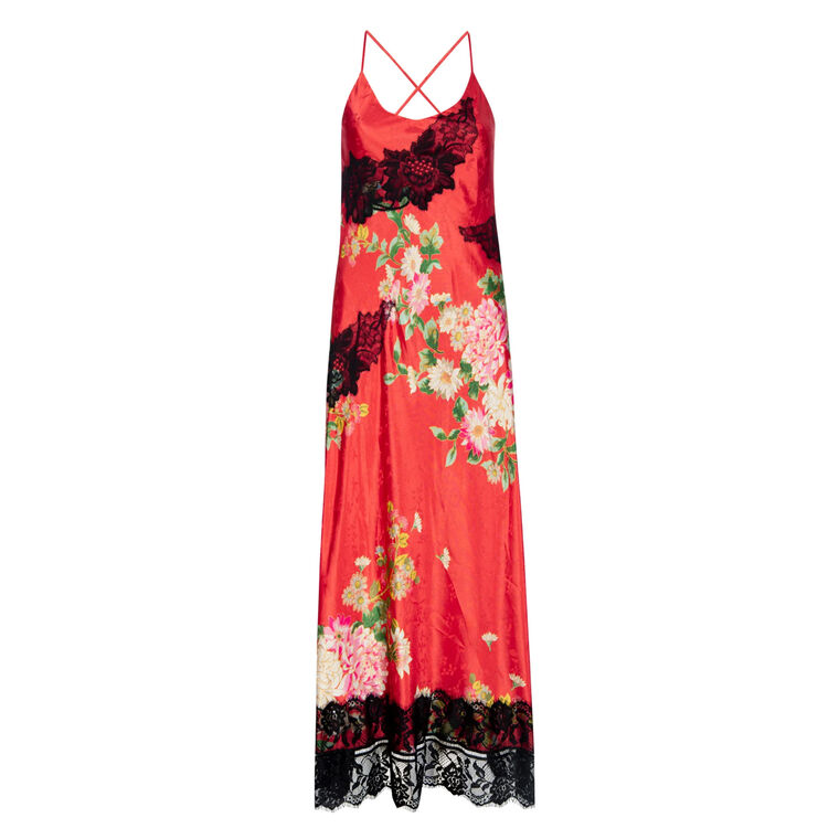 Superbe Lace Slip Dress image number null