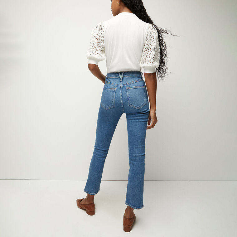 Coralee Lace Sleeve Top image number null