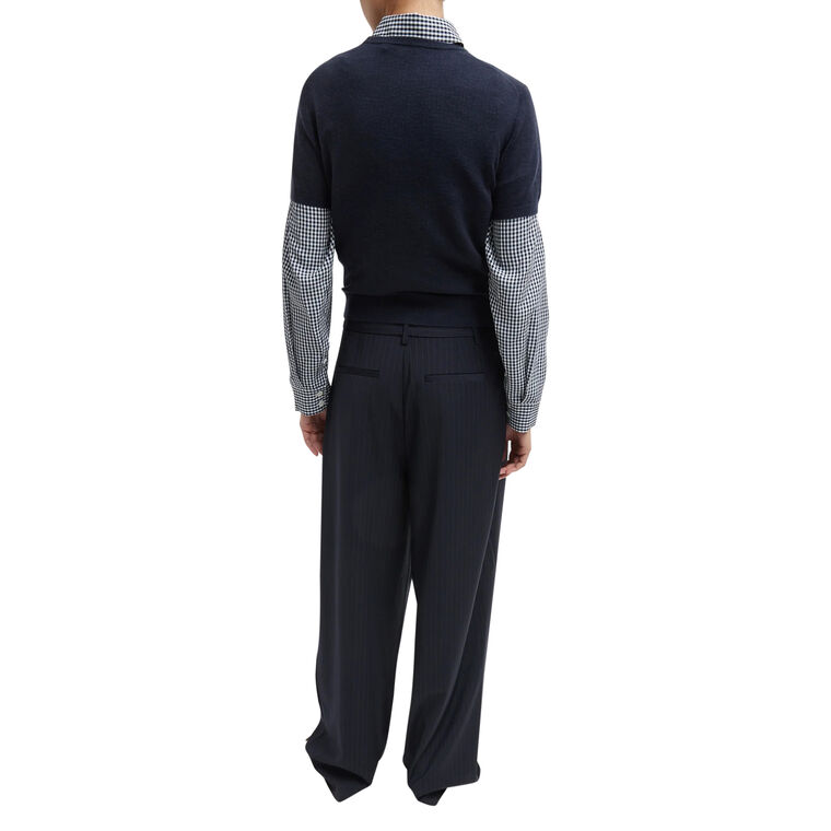 Skinlike Mercerized Wool Shruken Tee image number null