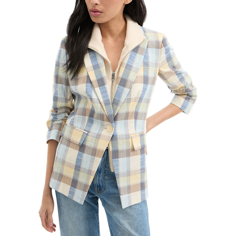 Clayton Plaid Dickey Jacket image number null