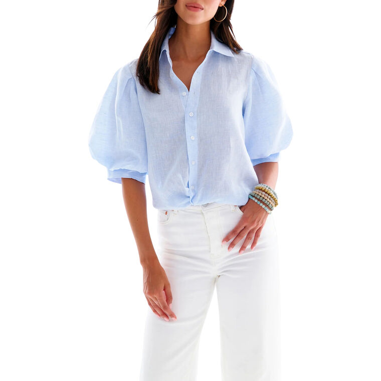 Bomba Blouson-Sleeve Top image number null