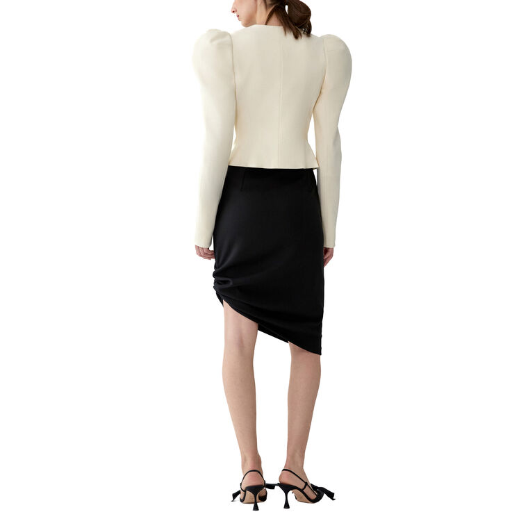 Knee Length Asymmetric Skirt image number null