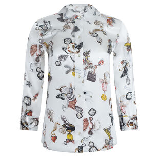 Dani 3/4 Sleeve Silk Blouse