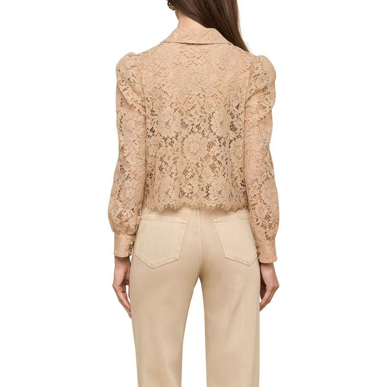 Anita Lace Button-Up Blouse image number null