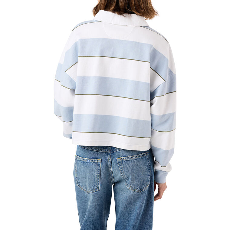 Crop Annie Striped Rugby Top image number null
