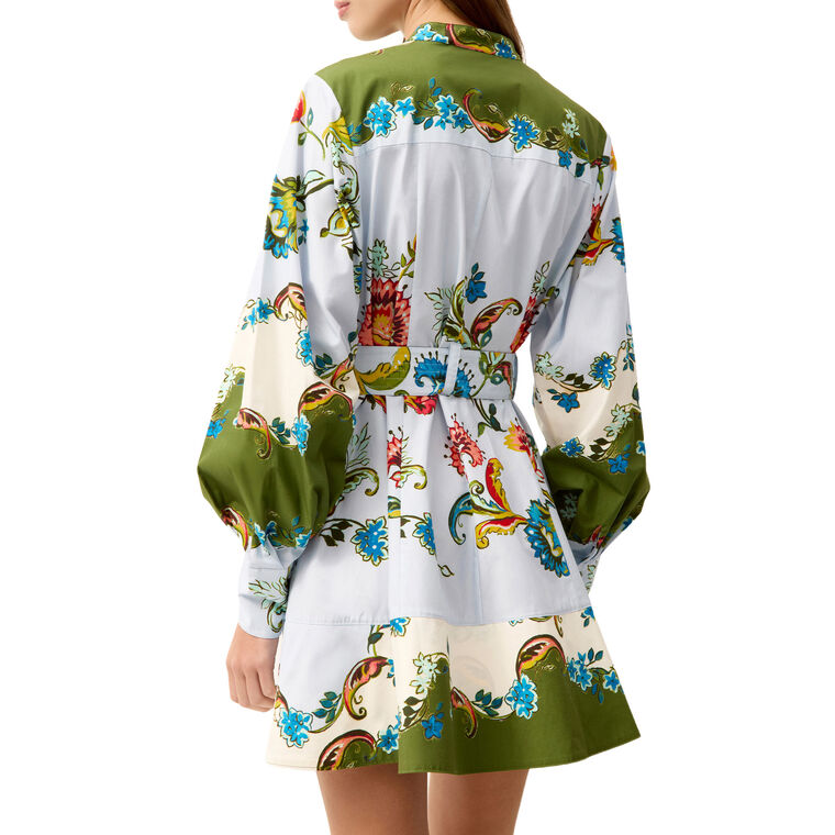 Hughes Long Sleeve Belted Mini Dress image number null