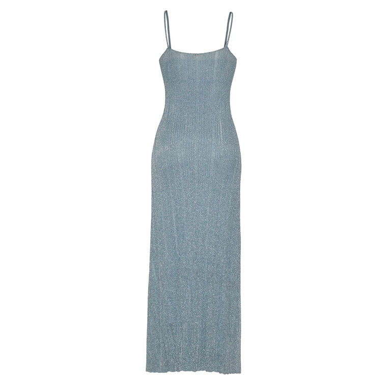 Astrid Dress in Metallic Rib image number null
