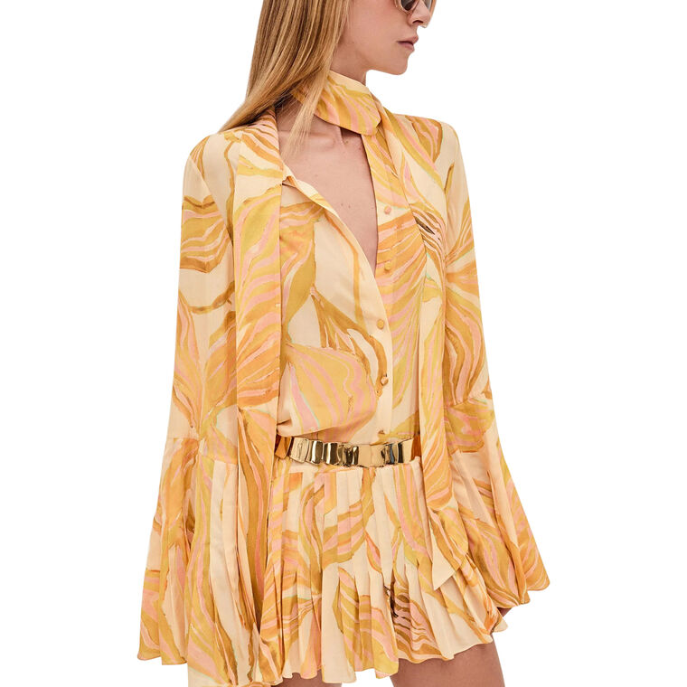 Kazan Long Sleeve Mini Dress image number null