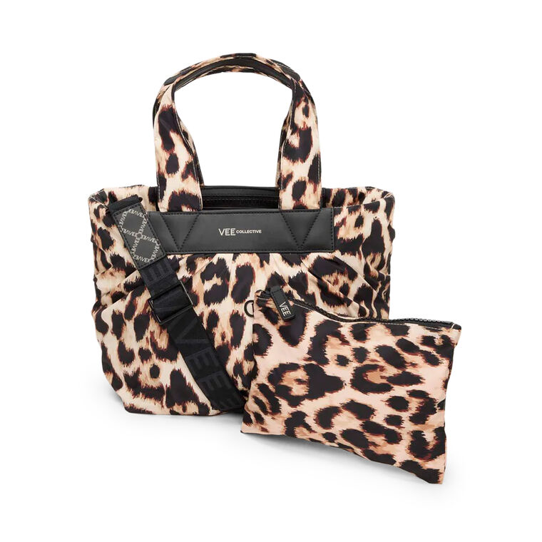 Caba Small Leopard Tote image number null
