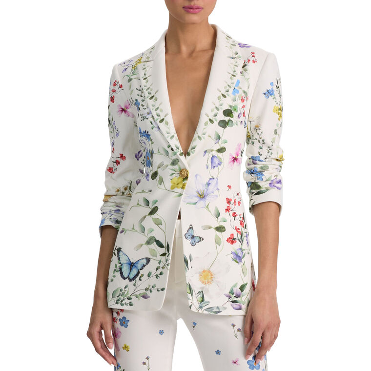 Breann Long Fitted Blazer image number null