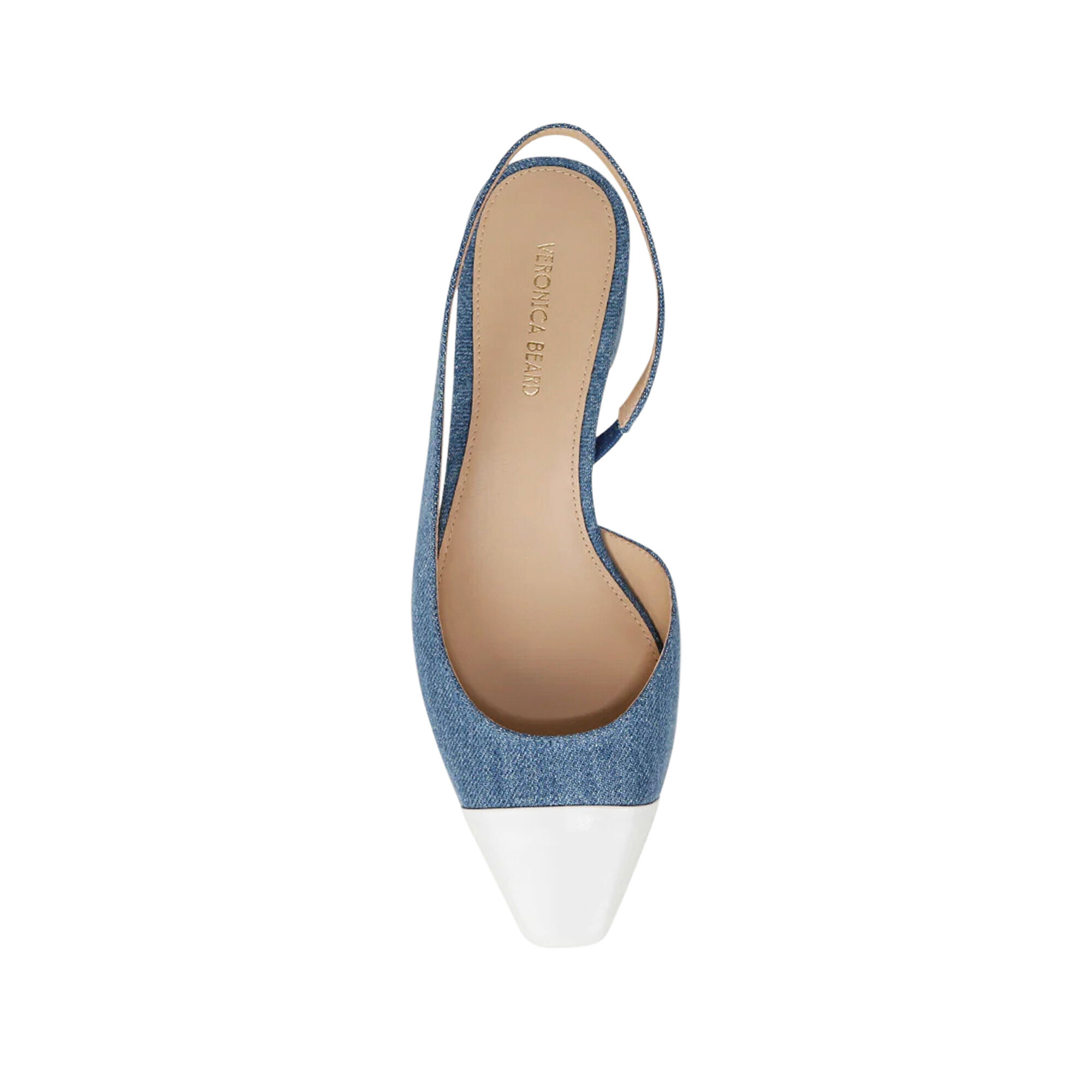 【 JEANS】SLINGBACK ESPADRILLES スリッポン ロゴ 2色 Cecile Denim Cap Toe Slingback