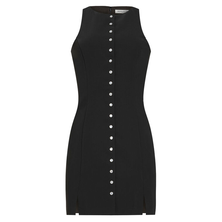 Oliviera Sleeveless Button-Front Mini Dress image number null