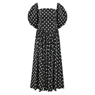 Christina Polka-Dot Midi Dress