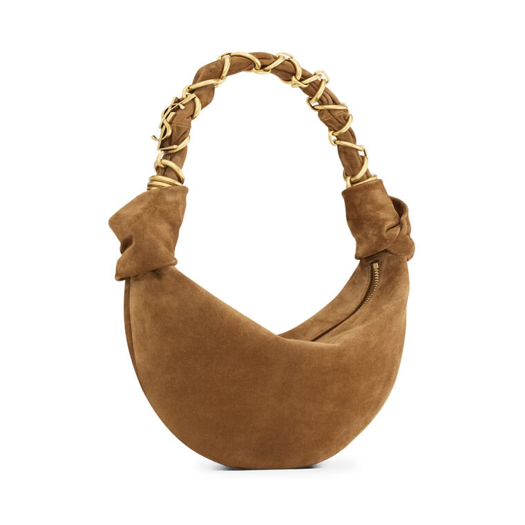 Amalia Mini Hobo In Suede image number null