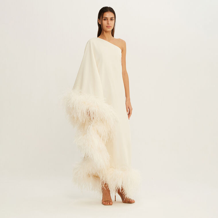 Feathered Ubud Dress image number null