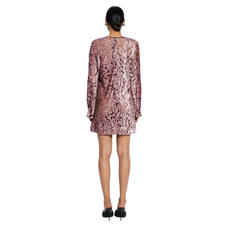 Sequin Shift Dress image number null