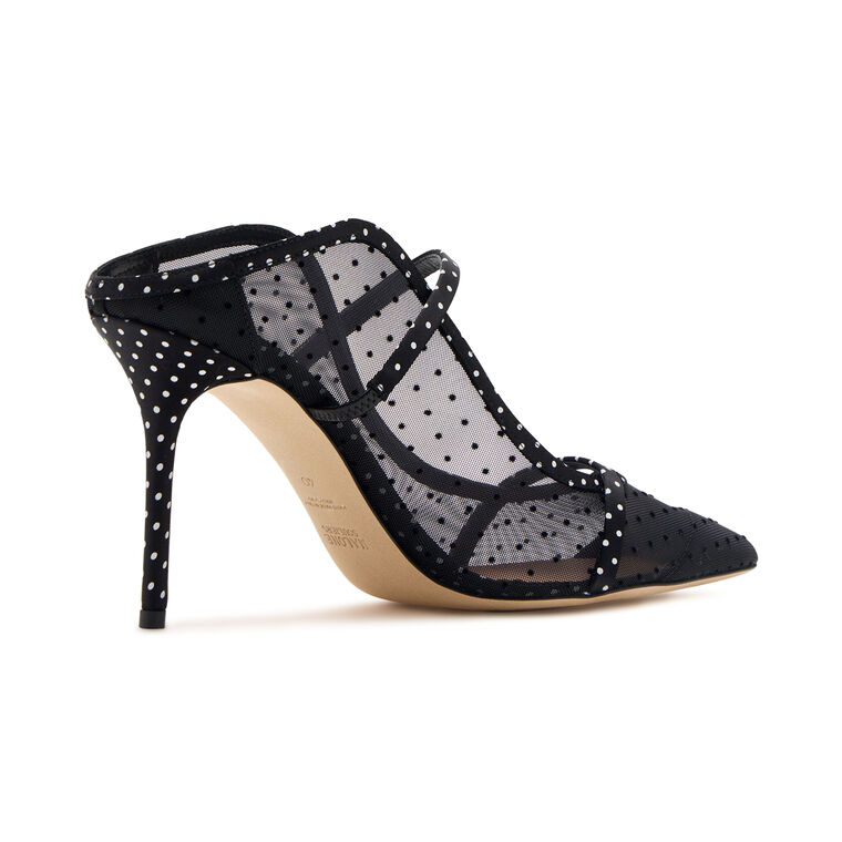 Maureen 85mm Dotted Tulle Mule image number null