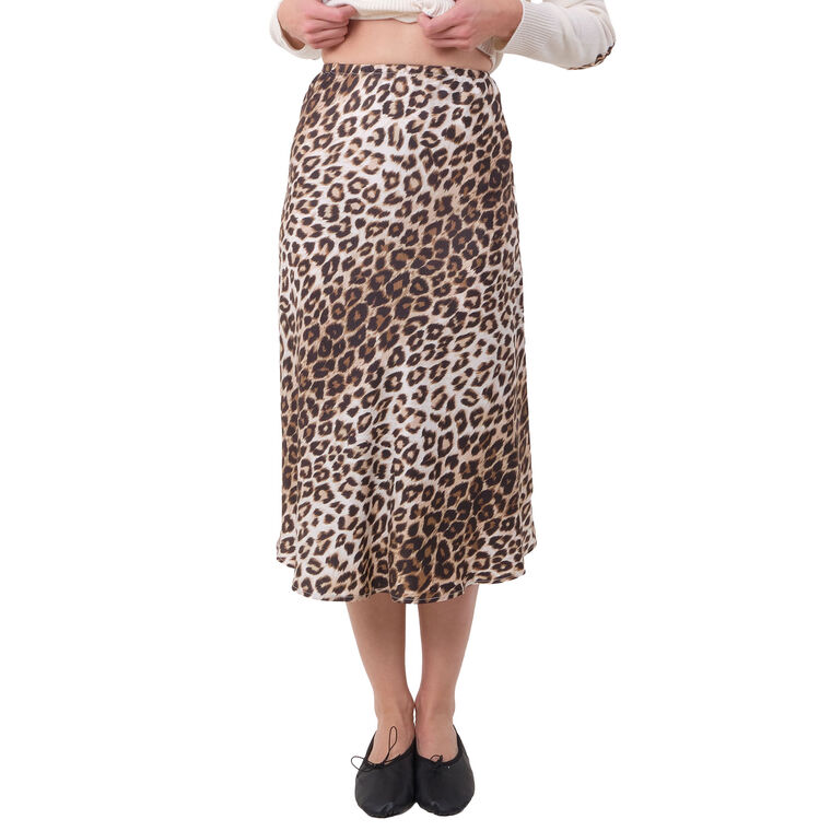 Nola Bias Cut Midi Skirt image number null