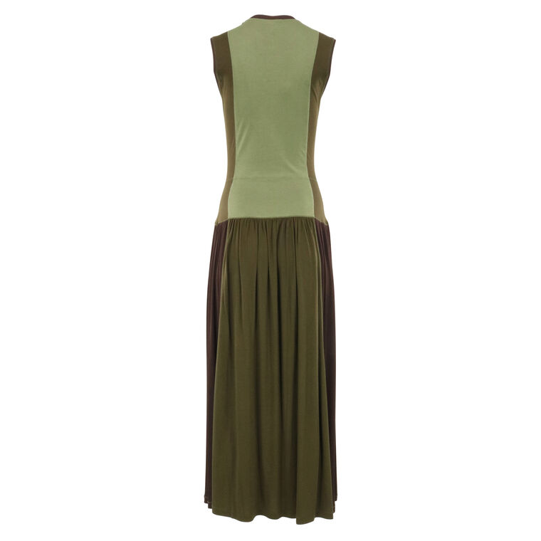 Amaliya Sleeveless Color Block Dress image number null