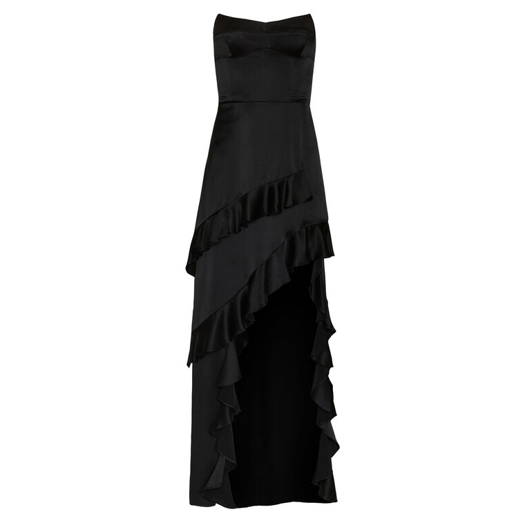 Magnolia Strapless Silk Maxi Dress image number null