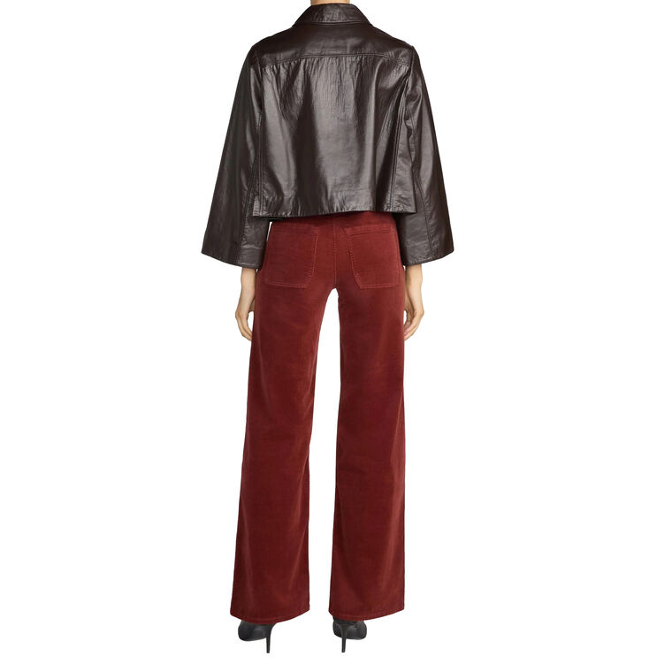Le Slim Palazzo Corduroy Pant image number null