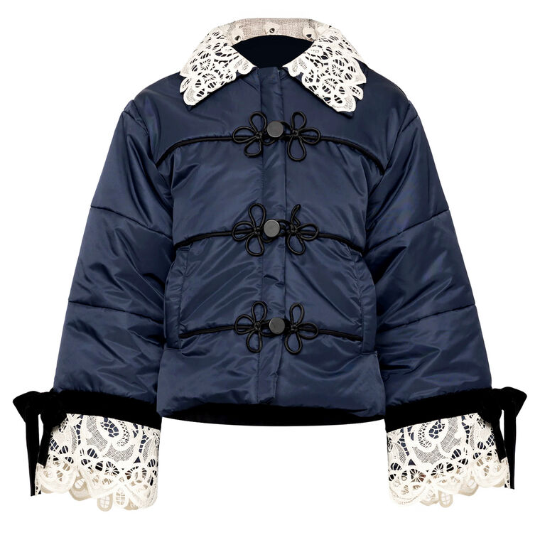 Medina Lace Puffer Jacket image number null