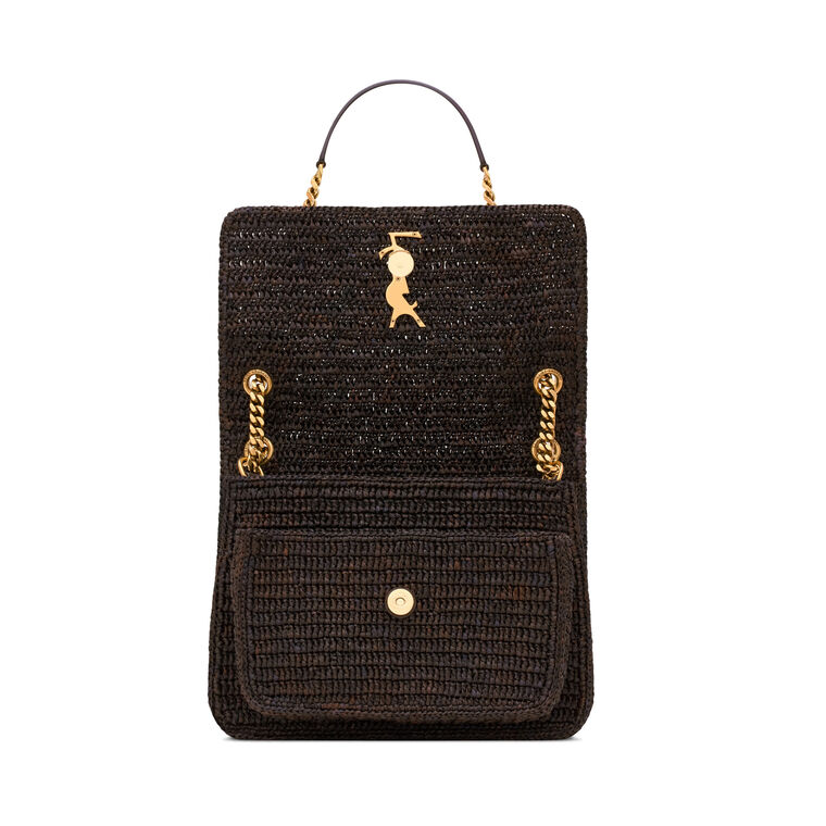 Niki Medium Shoulder Bag In Raffia image number null