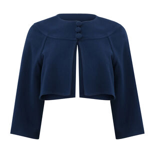 Three-Button Cropped Jacket