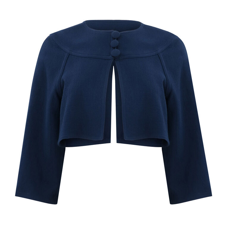 Three-Button Cropped Jacket image number null
