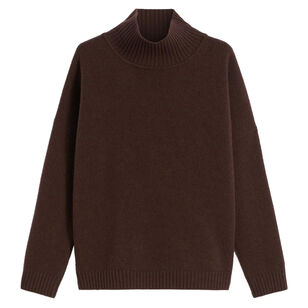 Borgia Wool Knit Long Sleeve Turtleneck Sweater