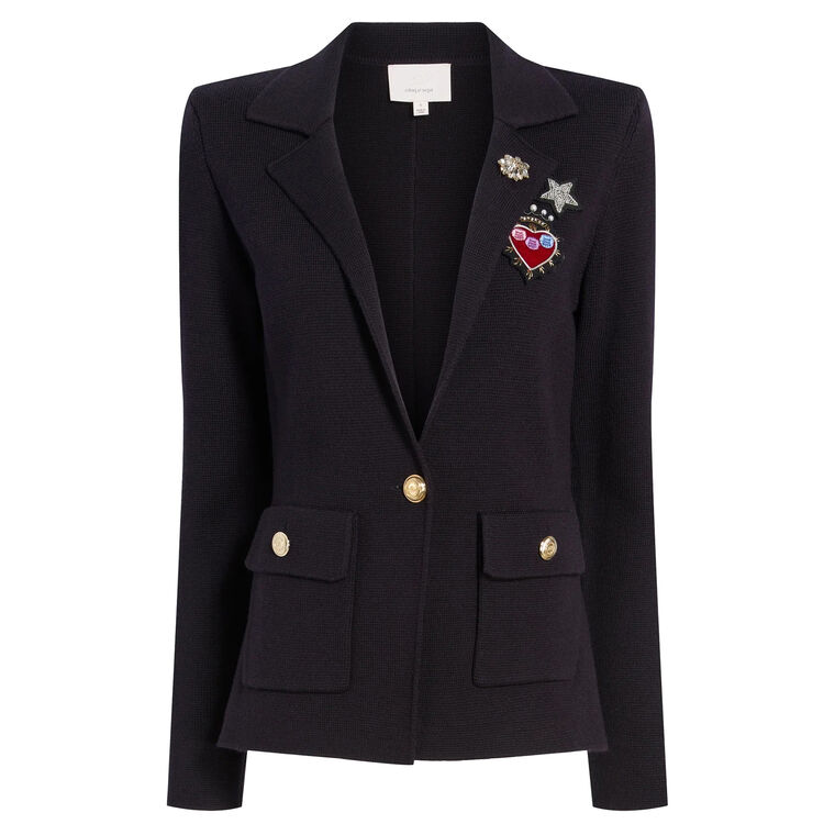Laynee Knit Blazer image number null