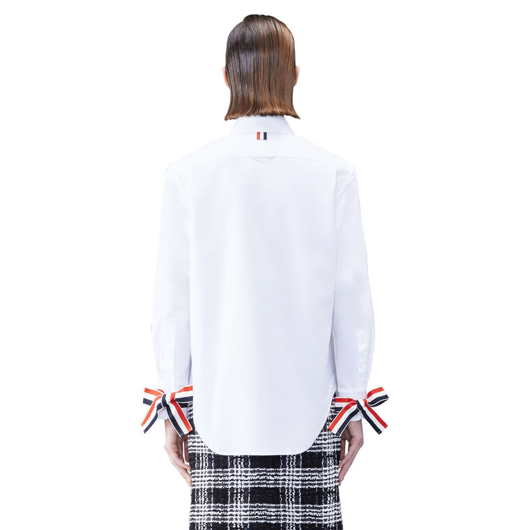 

Scarf Cuff Poplin Button-Up Shirt image number null