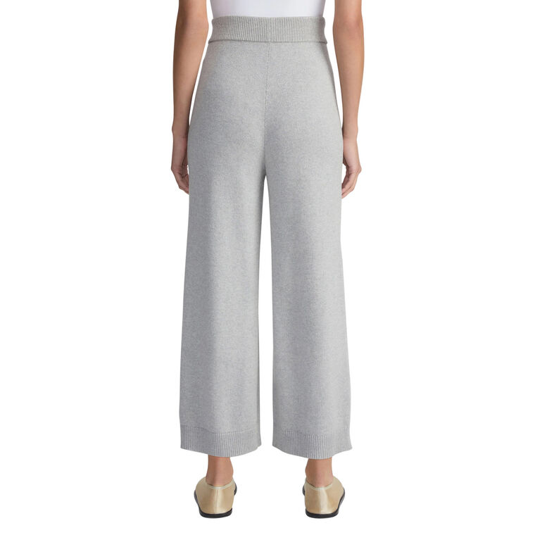 Cotton-Silk Tape Knit Pull-On Pant image number null