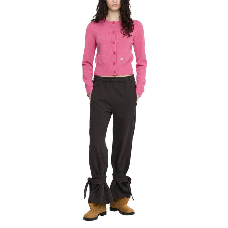 Tied Bow Mid-Rise Joggers image number null