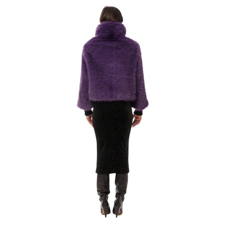 Sawyer Cropped Faux Fur Coat image number null