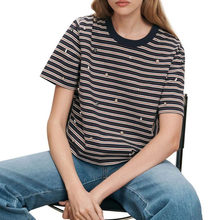 Sebastian Rhinestone Tee image number null