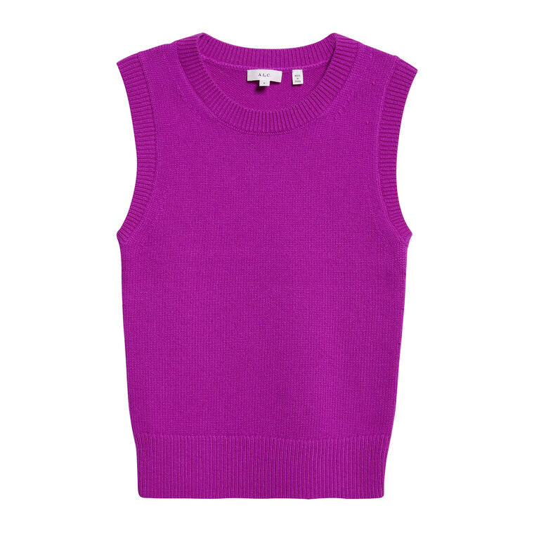 Ian Sleeveless Cashmere Top image number null