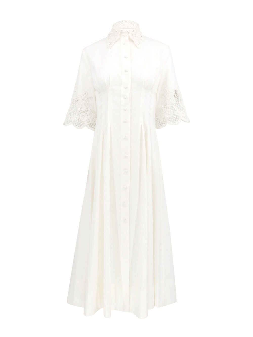 Zhoe Lace Shirt Dress