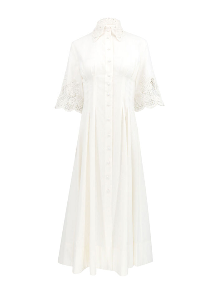 Zhoe Lace Shirt Dress image number null