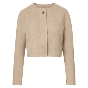 Phillips Cropped Colarless Jacket