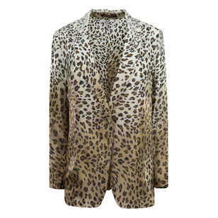Wacks Ombre Animal Print Jacket