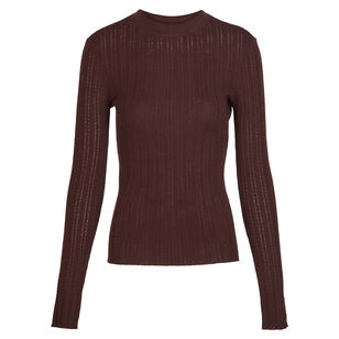 Kayden Crewneck Long Sleeve Knit Top