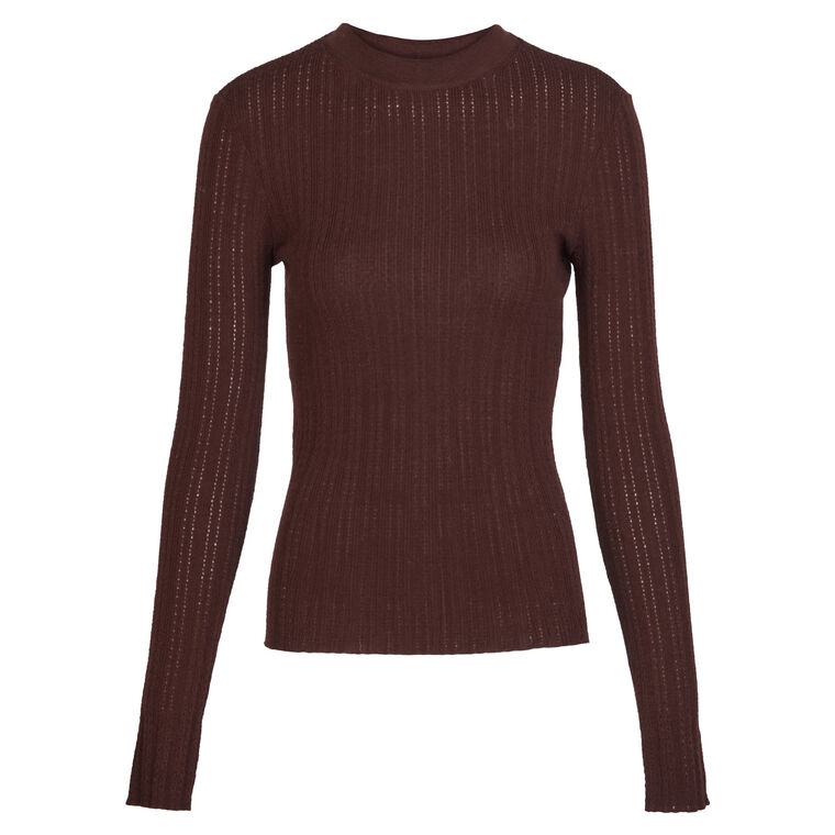 Kayden Crewneck Long Sleeve Knit Top image number null