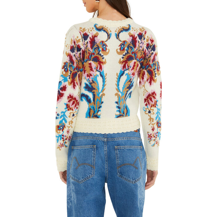 Arabesque Knit Sweatshirt image number null