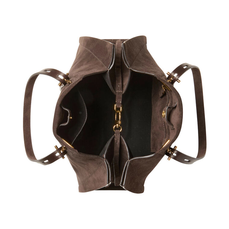Suede Handbag image number null