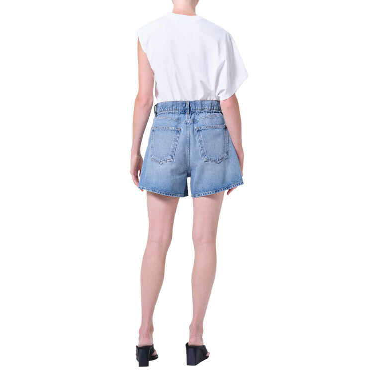 Lyonne High-Rise Denim Short image number null