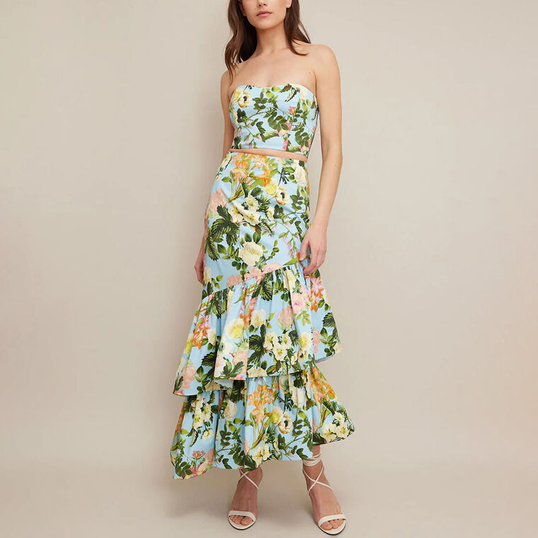 Perla Tiered Skirt image number null