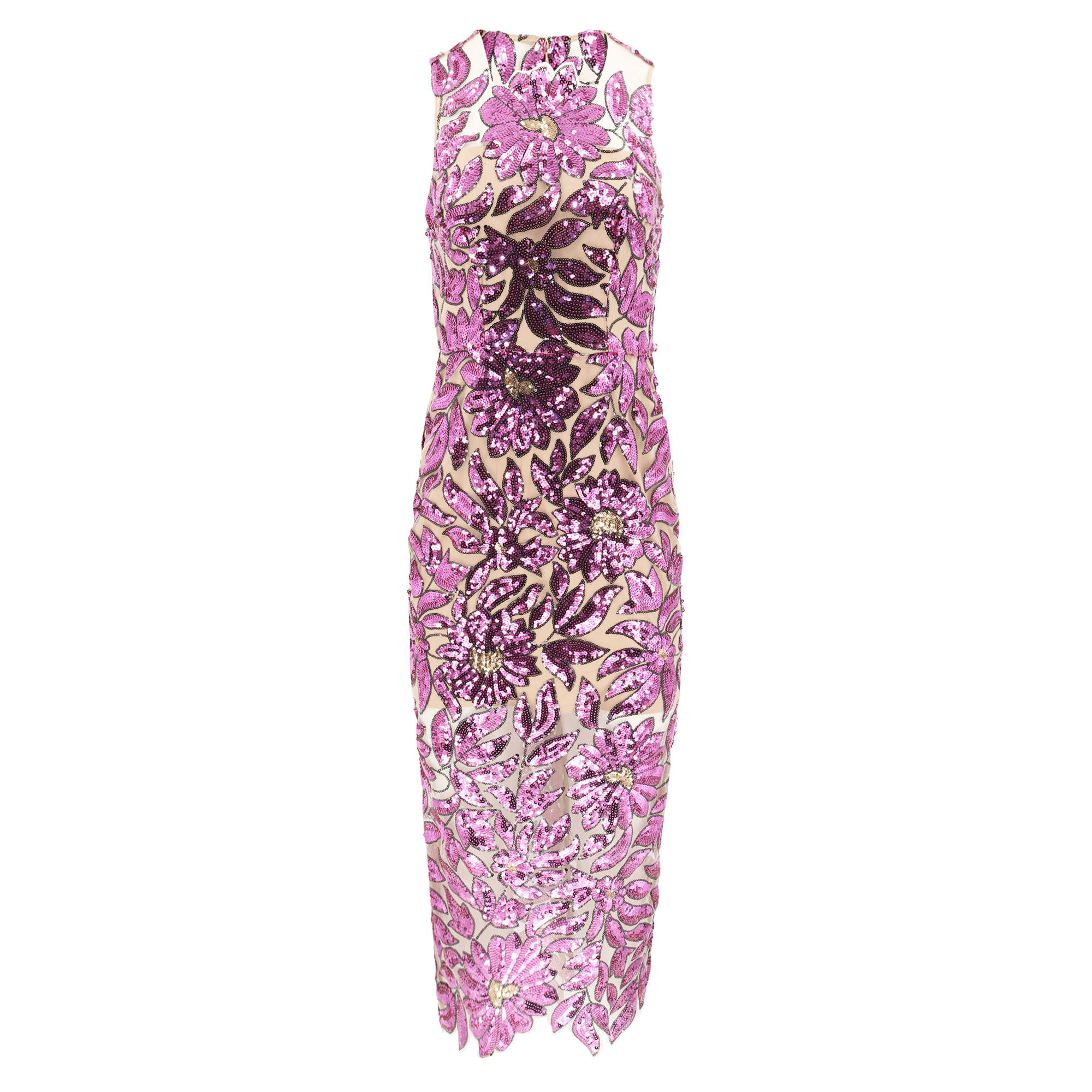 Milly pink sequin dress shop